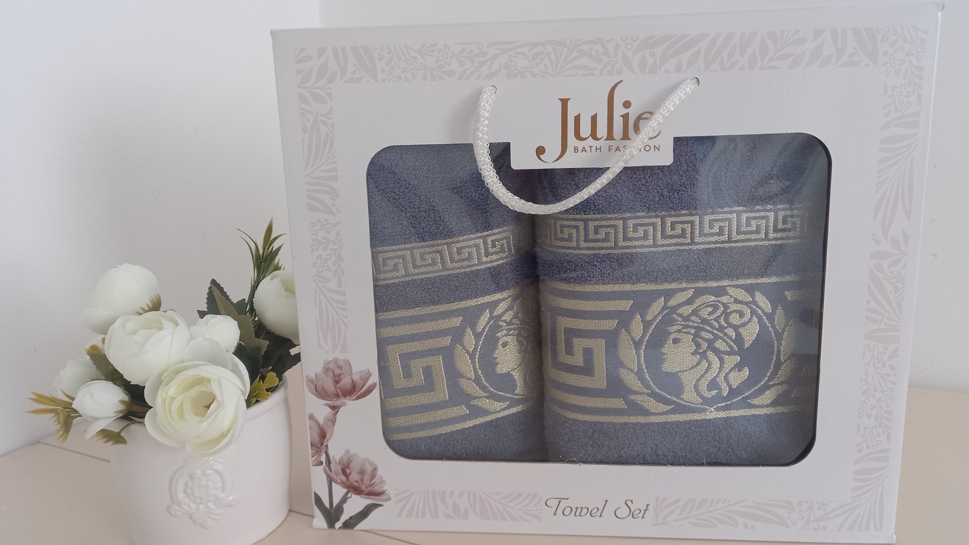 Julie набор полотенец 848191 140x70 см 2 шт, хлопок - ForteMarket Julie набор полотенец 848191 140x70 см 2 шт, хлопок купить,0