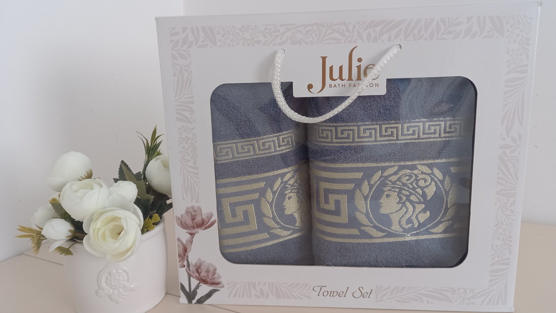 Julie набор полотенец 848191 140x70 см 2 шт, хлопок купить,NaN