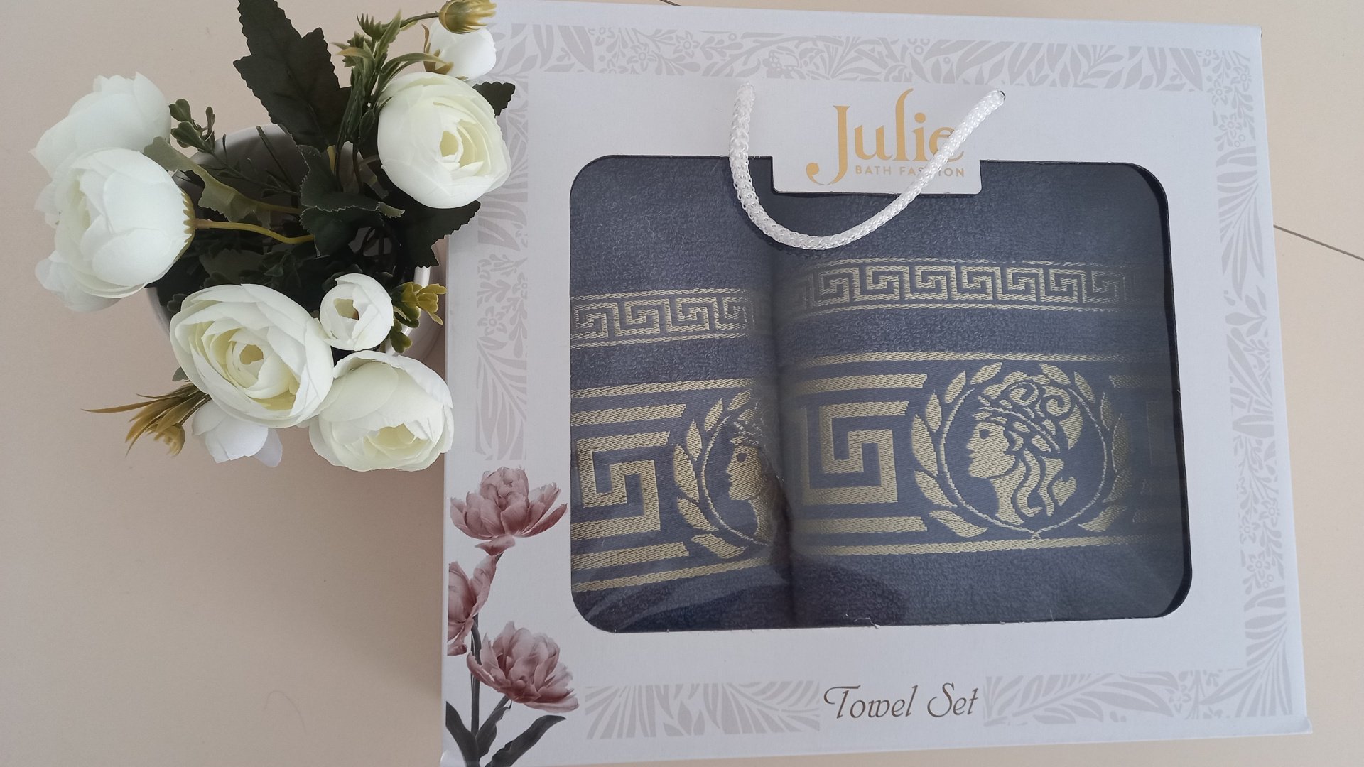 Julie набор полотенец 848191 140x70 см 2 шт, хлопок - ForteMarket Julie набор полотенец 848191 140x70 см 2 шт, хлопок купить,0