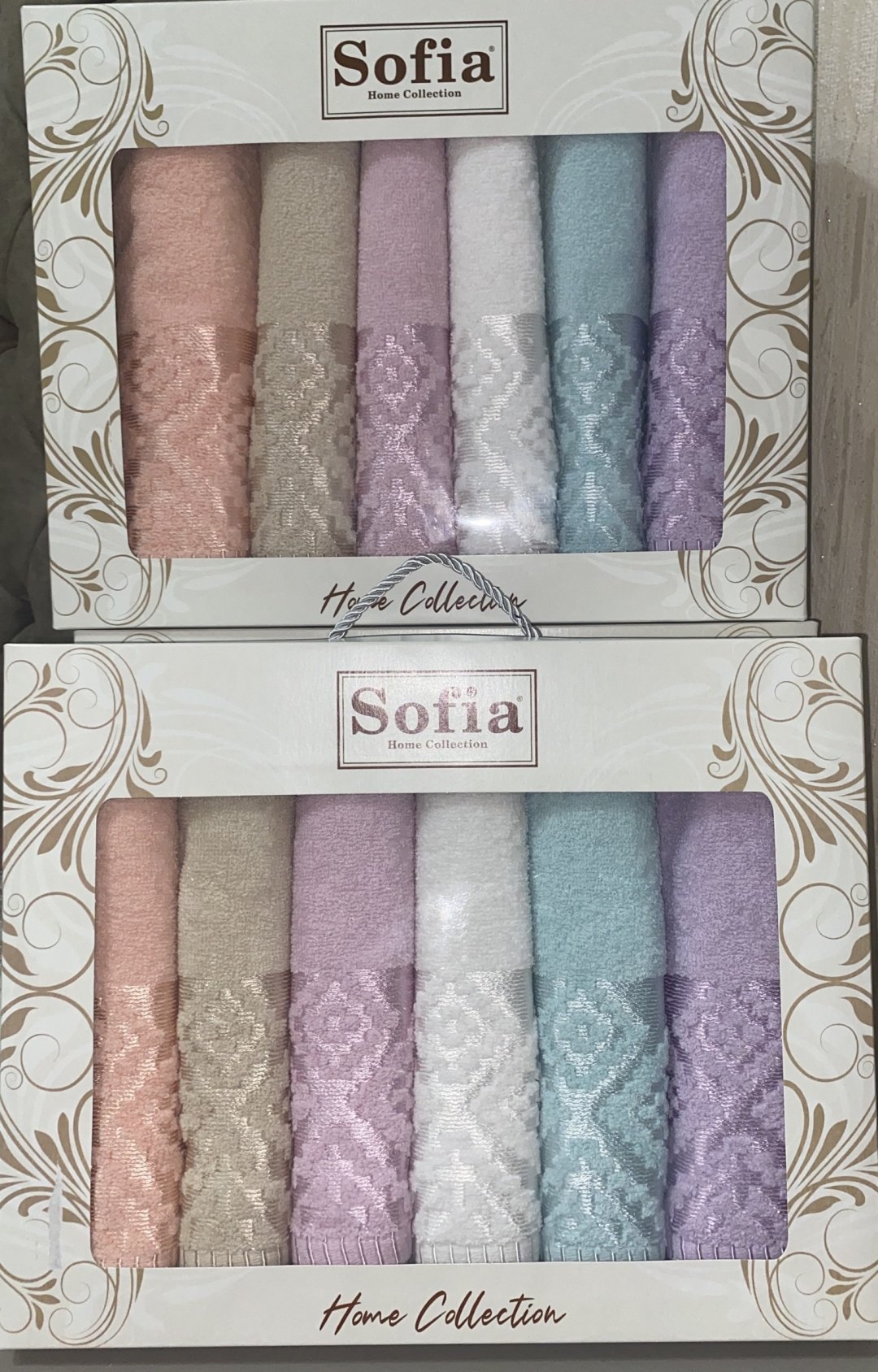 Sofia набор полотенец TOO-ManUl-56-865 50x30 см 6 шт, хлопок купить,NaN