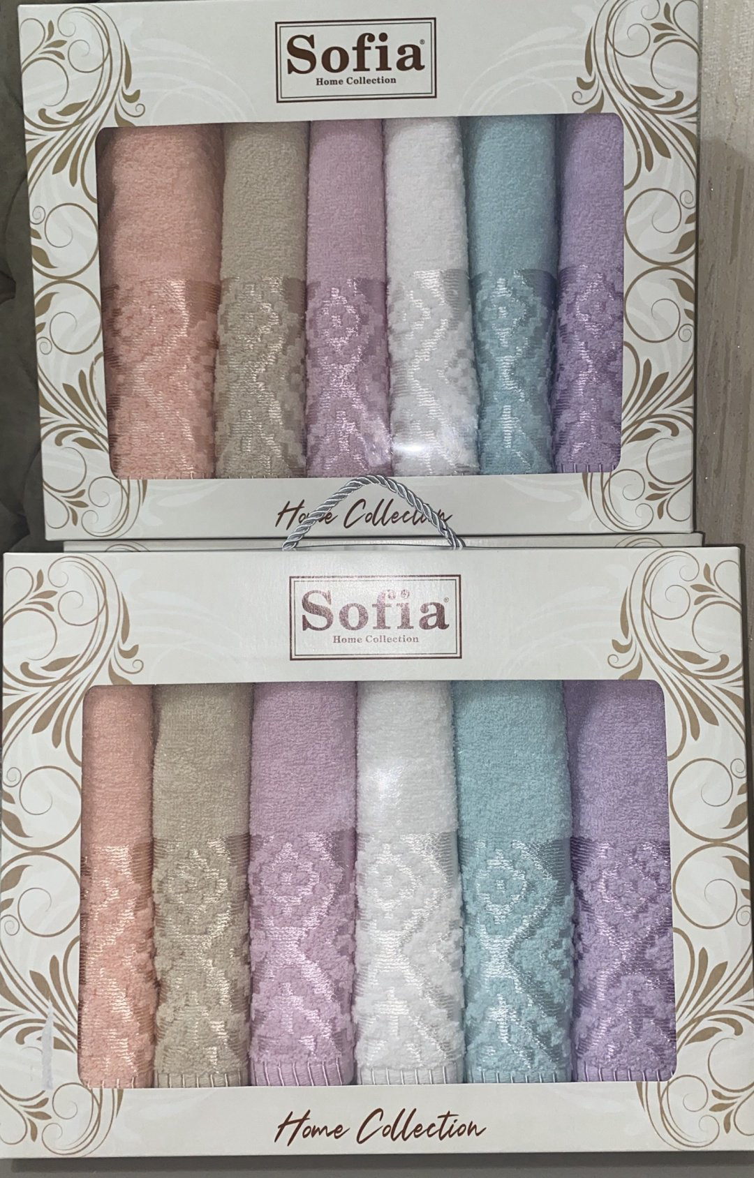 Sofia набор полотенец TOO-ManUl-56-865 50x30 см 6 шт, хлопок купить,NaN
