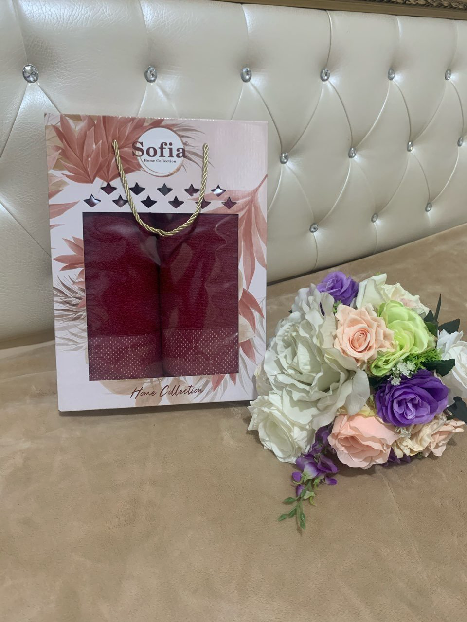 Sofia набор полотенец 0Р00-010347 140x70 см 2 шт, хлопок купить,NaN