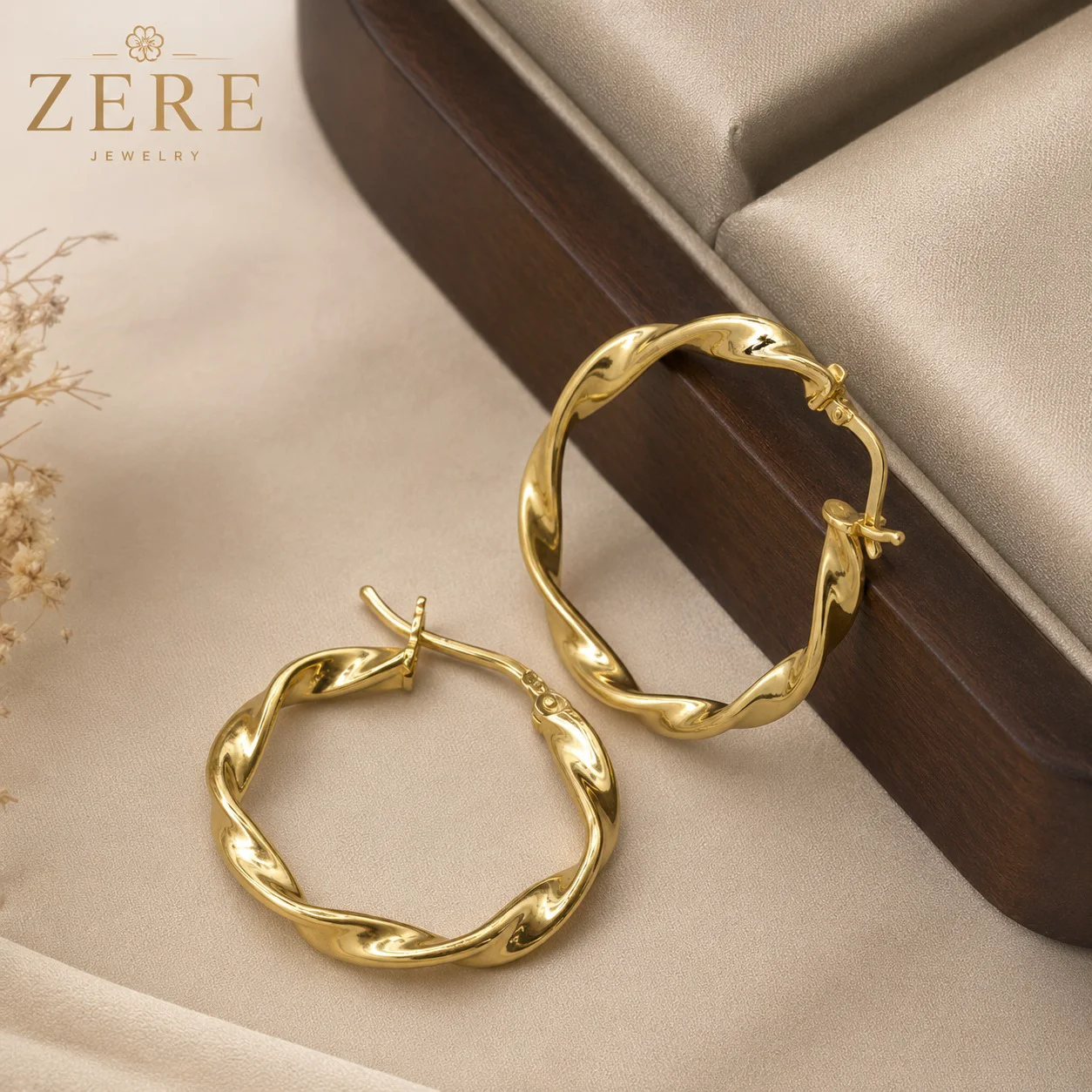 Серьги Zere ZR220714 жёлтое золото 1.98гр купить,161300