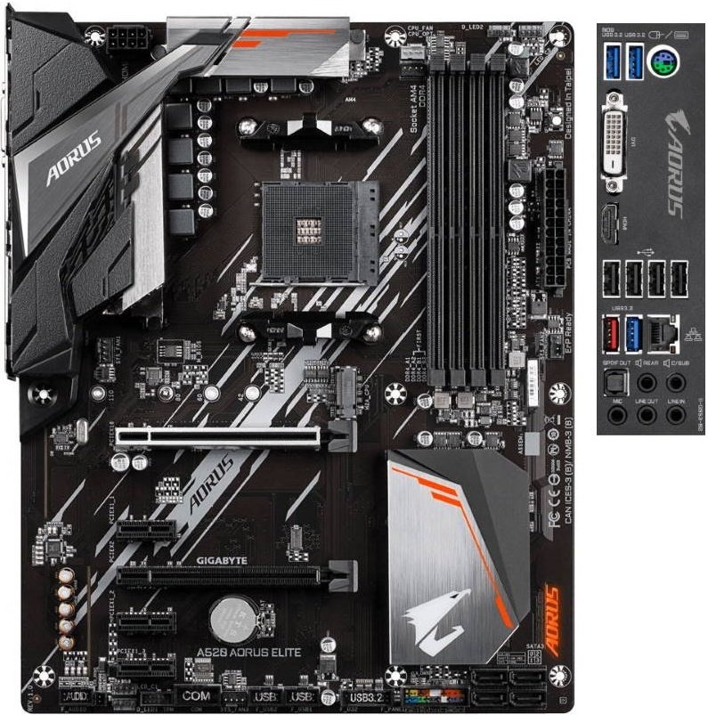 Материнская плата GIGABYTE A520 AORUS ELITE
