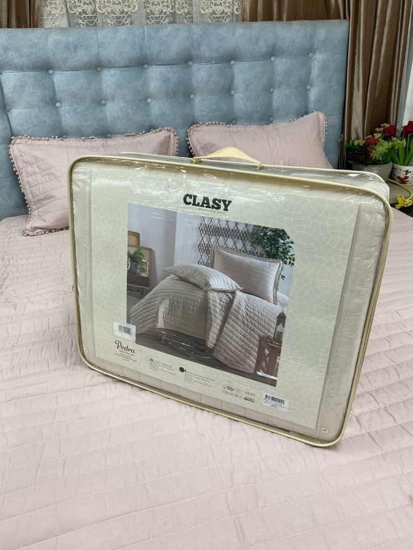 CLASY покрывало с наволочками Pedra 240x180 см, хлопок, ранфорс