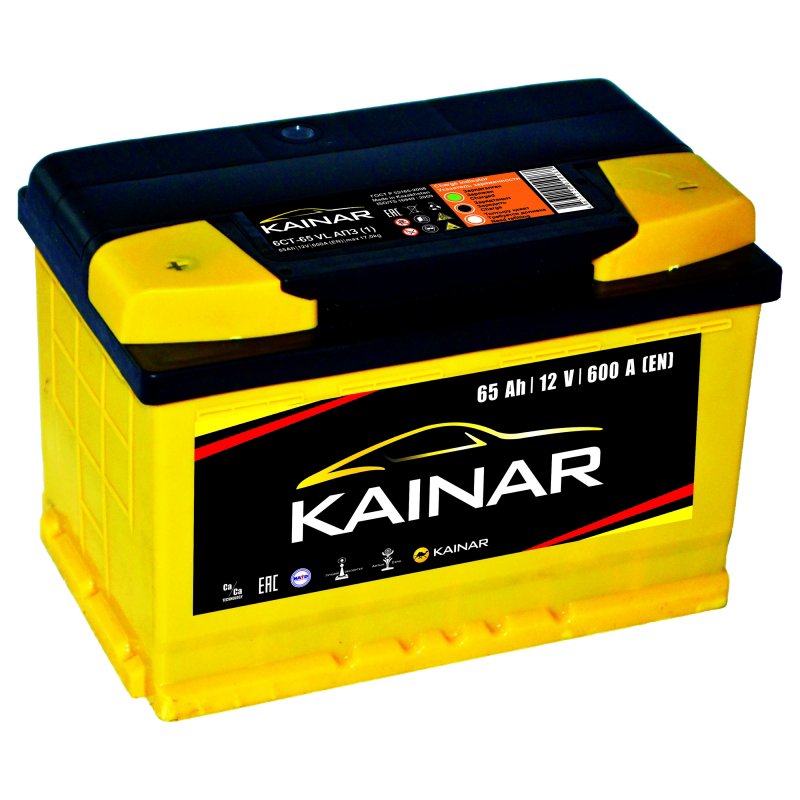 Аккумулятор Kainar 6СТ-65 АПЗ п.п. R купить,NaN