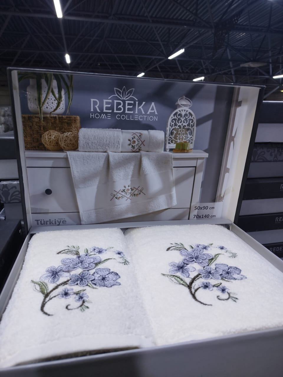 Rebeka набор полотенец Ramazan home. Rebeca 140x70 см 2 шт, хлопок, махровая ткань купить,NaN