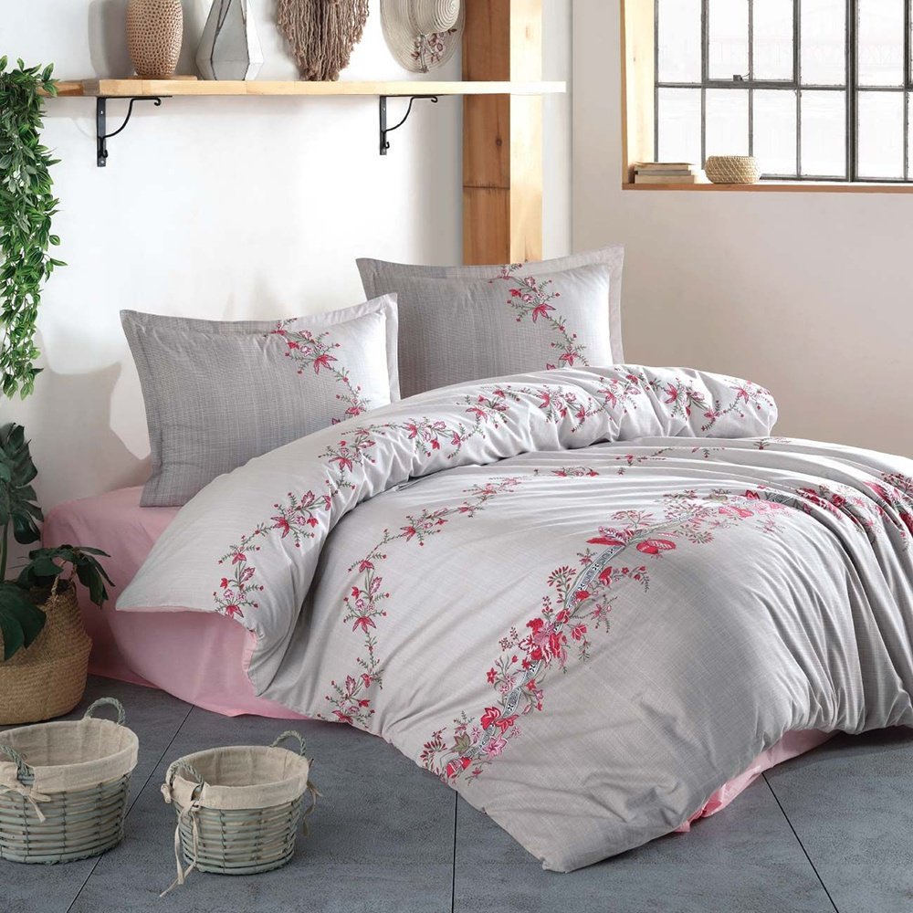 Комплект CLASY Lorinda 2-спальный ранфорс, 4 наволочки: 50x70 см, 70x70 см