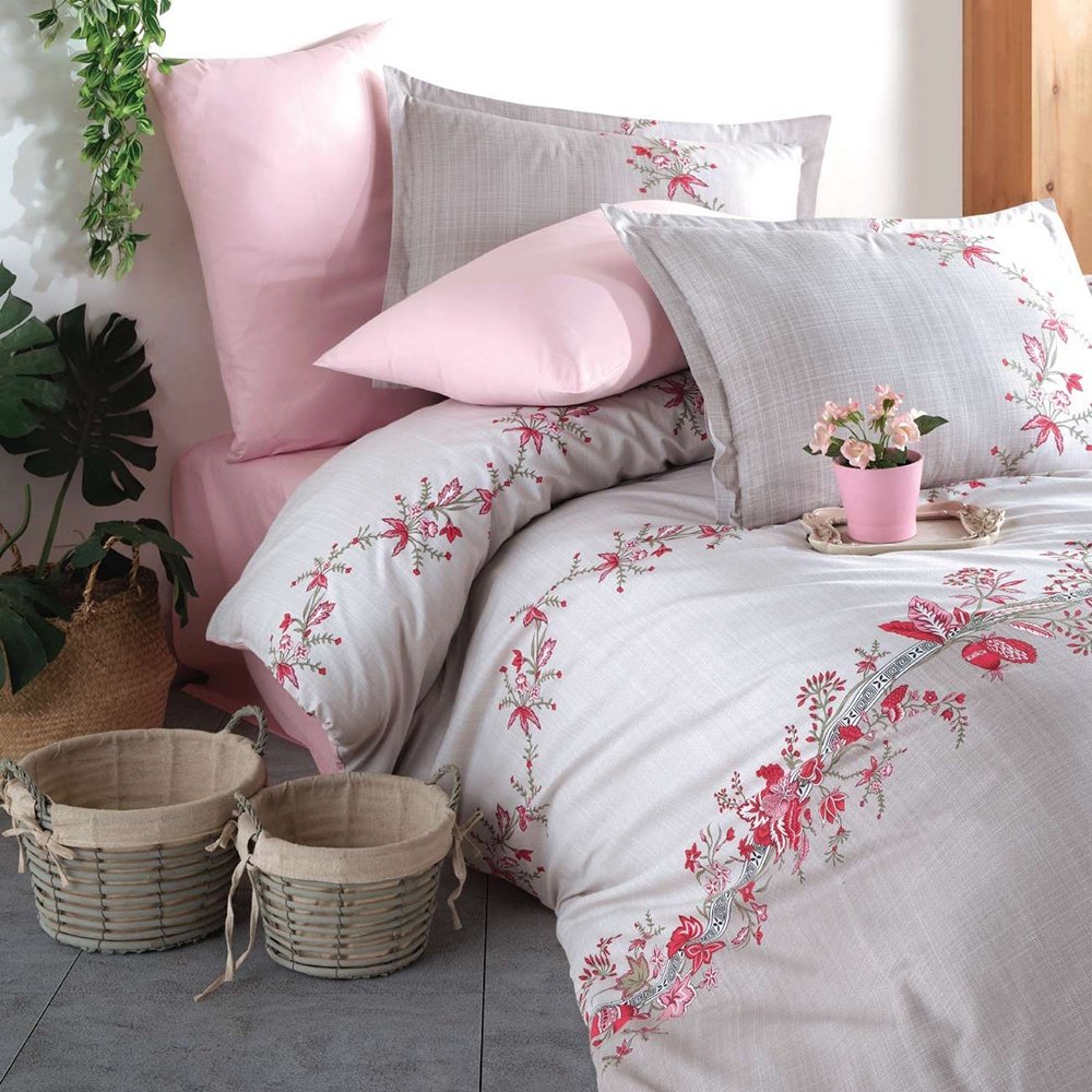 Комплект CLASY Lorinda 2-спальный ранфорс, 4 наволочки: 50x70 см, 70x70 см