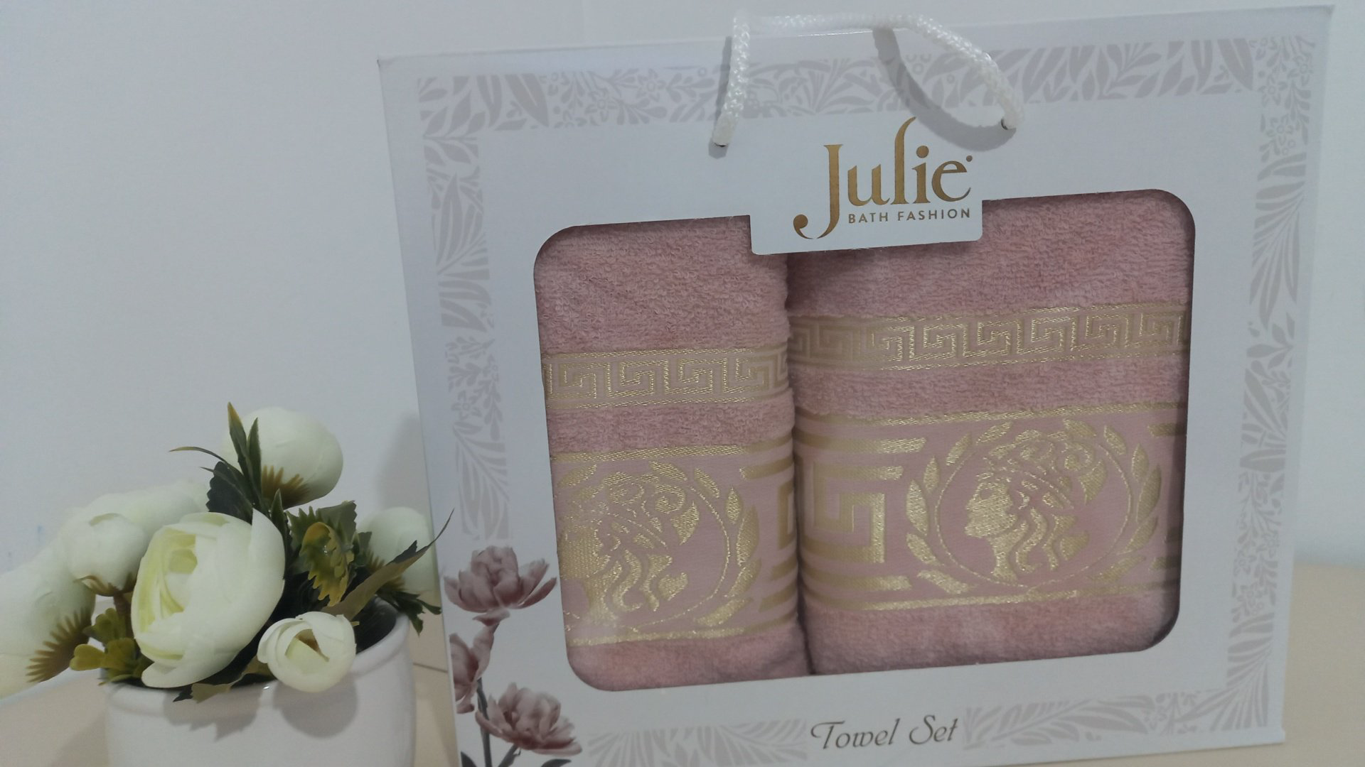 Julie набор полотенец 501115 140x70 см 2 шт, хлопок купить,NaN