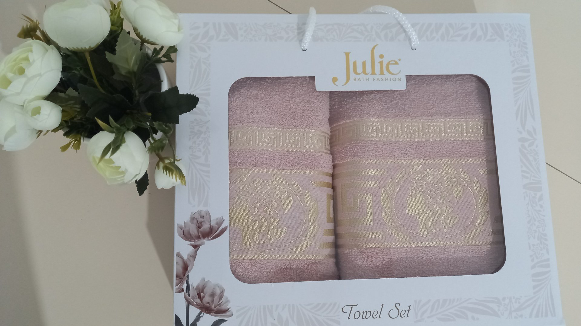 Julie набор полотенец 501115 140x70 см 2 шт, хлопок купить,NaN