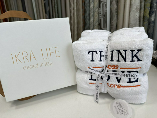 IKRA LIFE полотенце 8 680408 014193 140x70 см 3 шт, хлопок