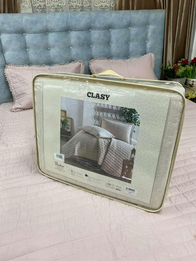 CLASY покрывало с наволочками Pedra 240x180 см, хлопок, ранфорс