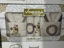 Vinessa набор для купания 765422 140x70 см 4 шт, махровая ткань