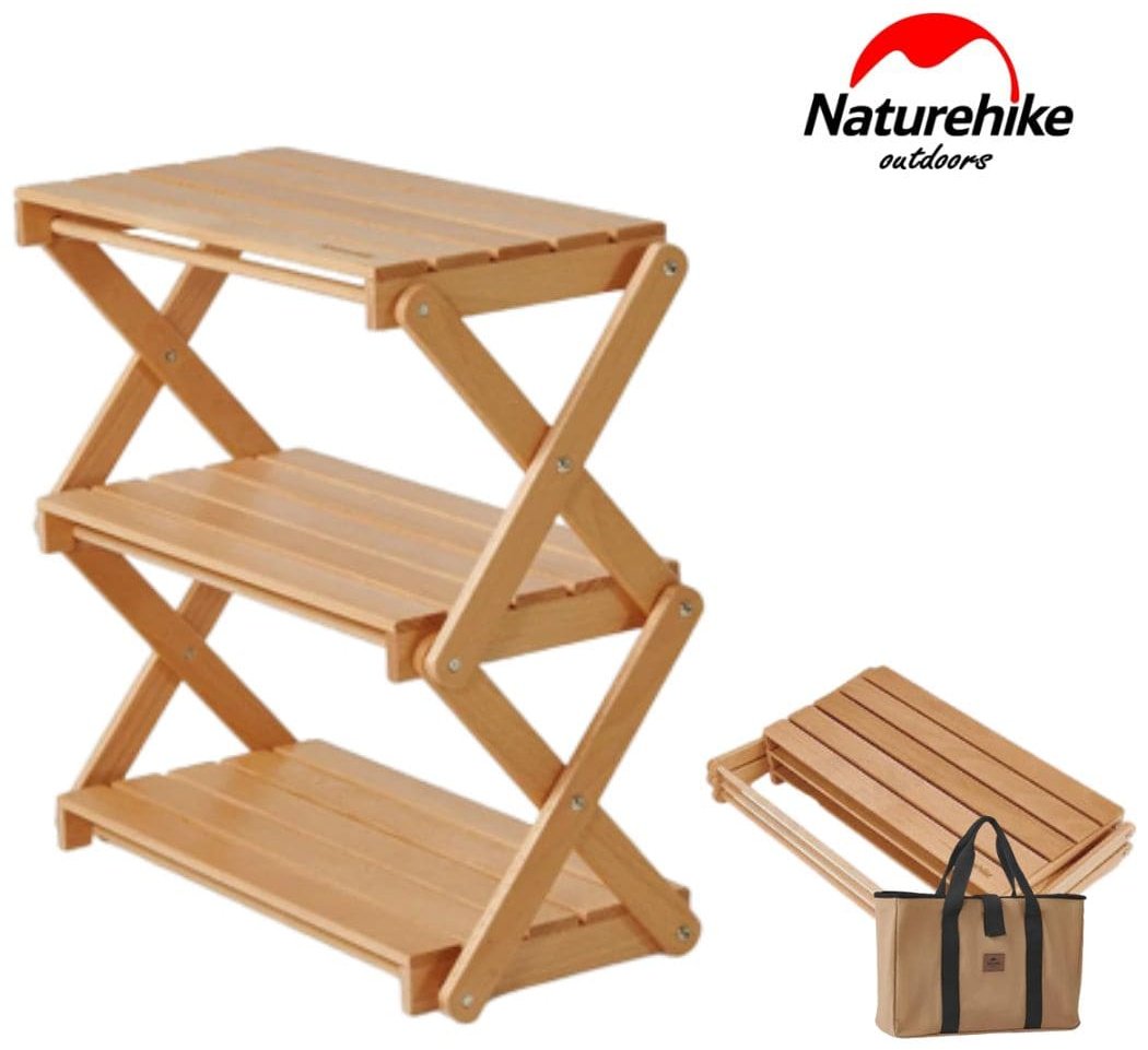 Naturehike комплект Складная стойка Outdoor CNH22JU002 - Бук коричневый купить,NaN