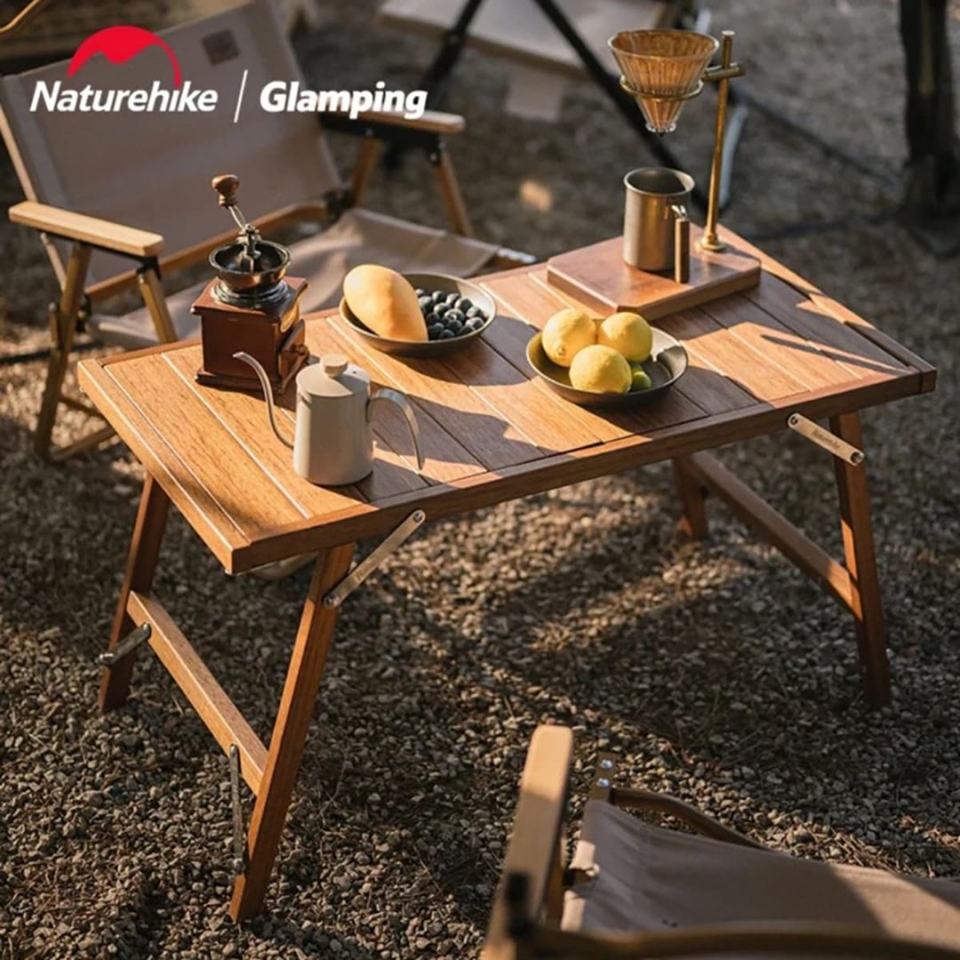 Naturehike стол Складной деревянный стол NH20JJ037 коричневый купить,NaN