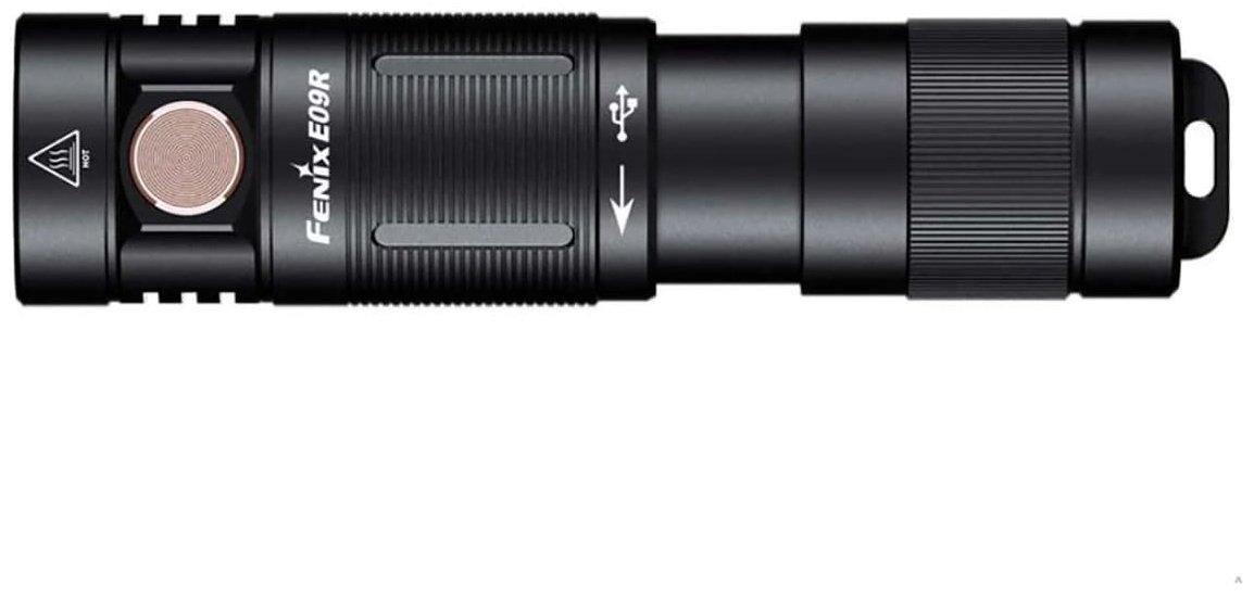 Fenix E09R 600 Lumens LED Flashlight кемпинговый черный купить,NaN