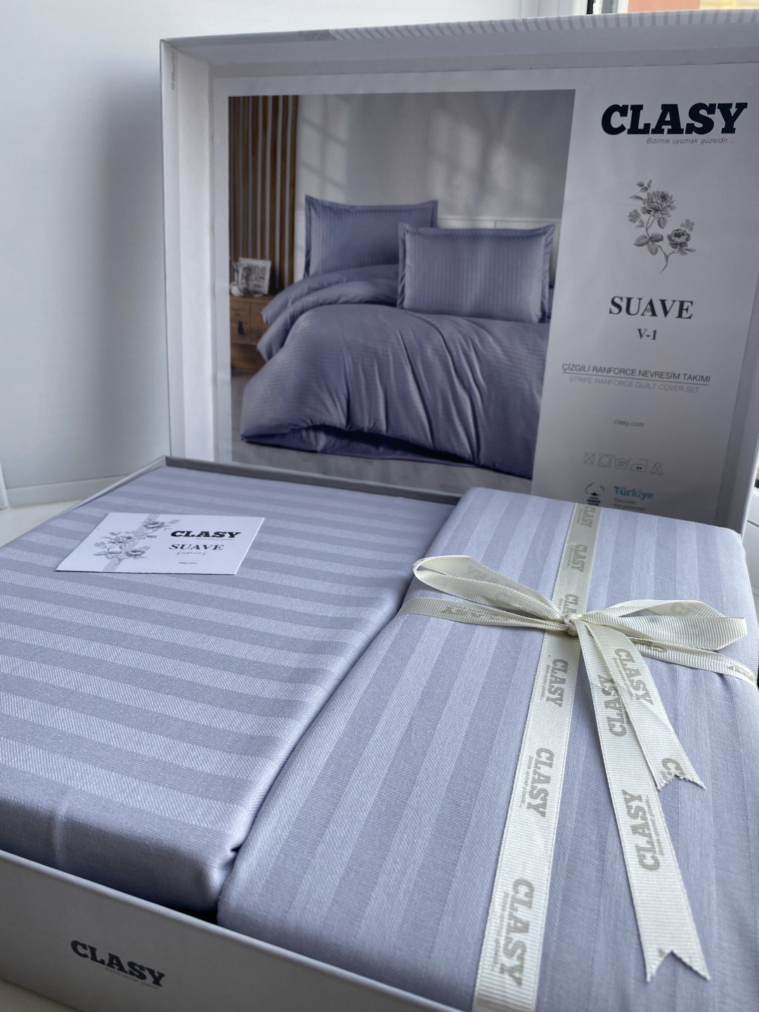 Комплект CLASY Suave 2-спальный сатин, ранфорс, 2 наволочки: 50x70 см купить,NaN
