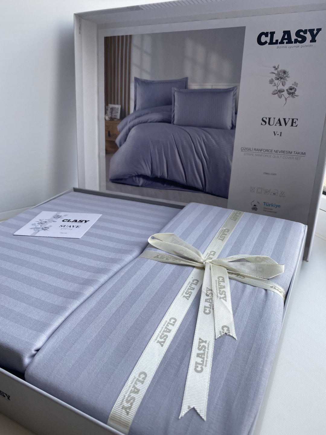 Комплект CLASY Suave 2-спальный сатин, ранфорс, 2 наволочки: 50x70 см купить,NaN