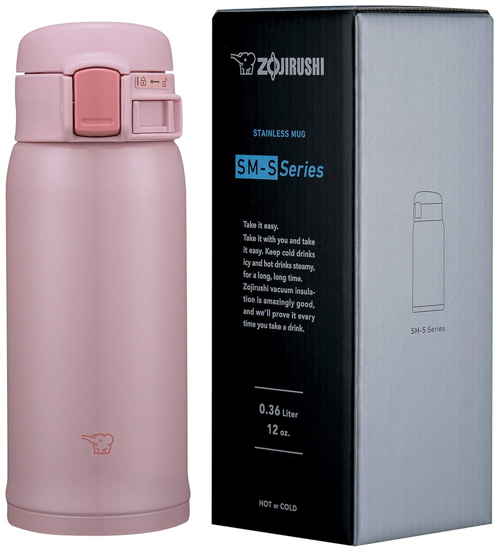 Классический термос Zojirushi SMSR36EPP 0.36 л розовый купить,NaN