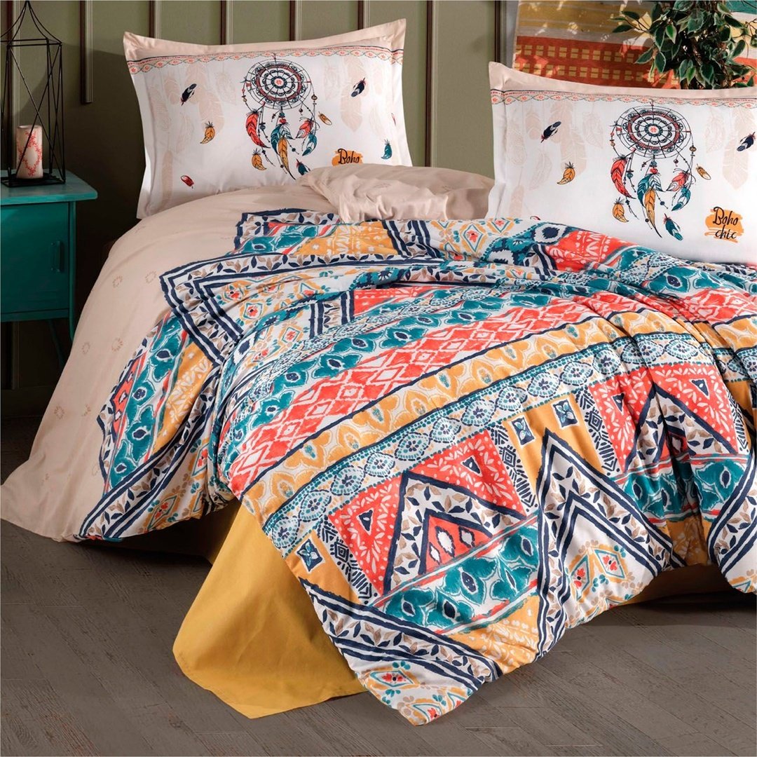 Комплект CLASY Boho 2-спальный хлопок, ранфорс, 2 наволочки: 50x70 см