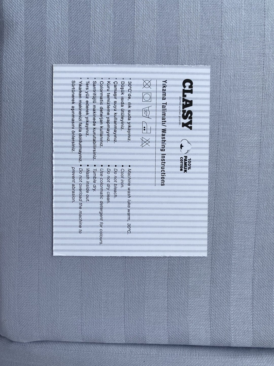 Комплект CLASY Suave 2-спальный сатин, ранфорс, 2 наволочки: 50x70 см купить,NaN