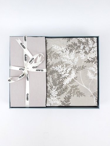 Комплект CLASY Natur 1.5-спальный ранфорс, : 50x70 см купить,NaN