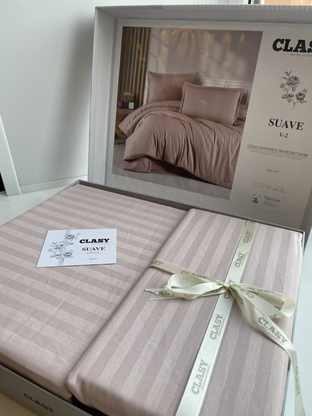 Комплект CLASY Suave евростандарт хлопок, ранфорс, жаккард, 2 наволочки: 50x70 см купить,NaN