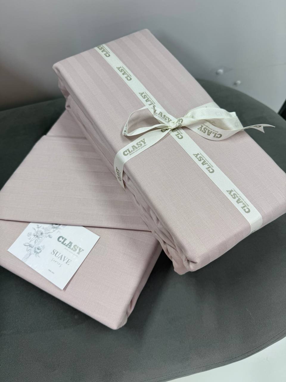 Комплект CLASY Suave евростандарт хлопок, ранфорс, жаккард, 2 наволочки: 50x70 см