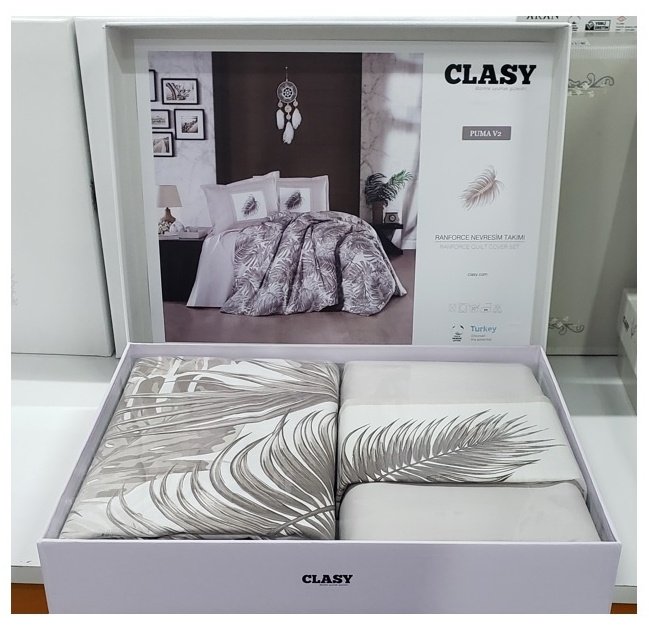 Комплект CLASY Puma 1.5-спальный хлопок, 1 наволочка: 50x70 см купить,NaN