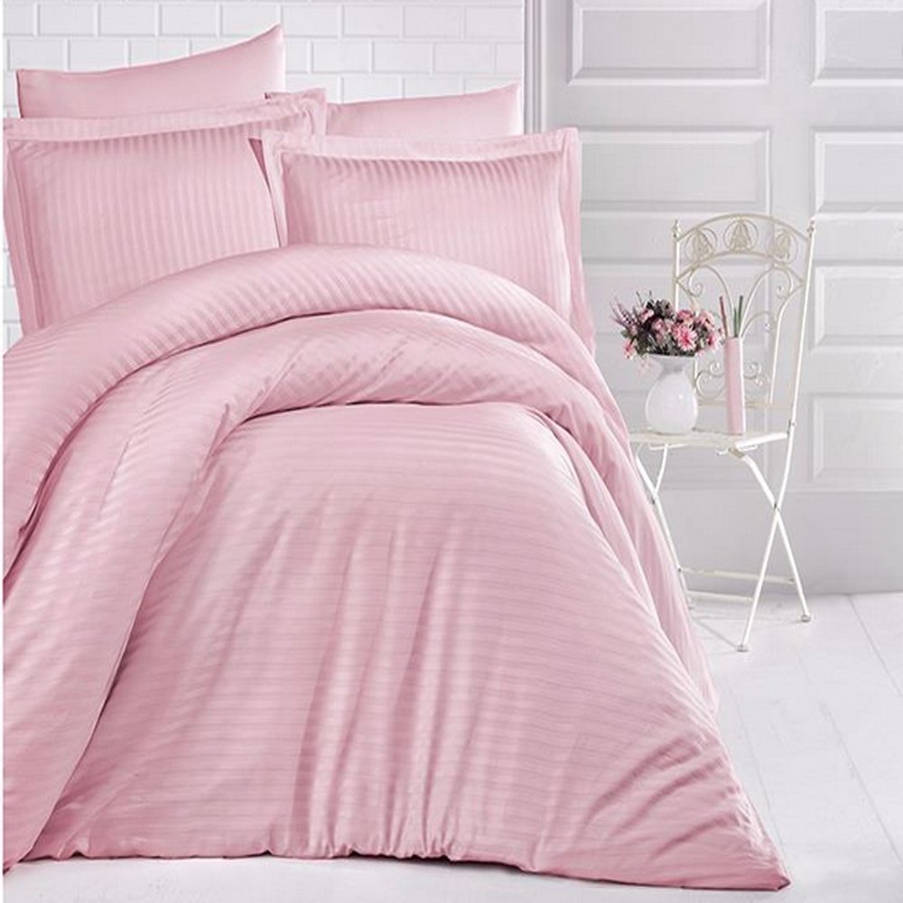 Комплект CLASY Premium Stripe 2-спальный страйп-сатин, 4 наволочки: 50x70 см, 70x70 см купить,NaN
