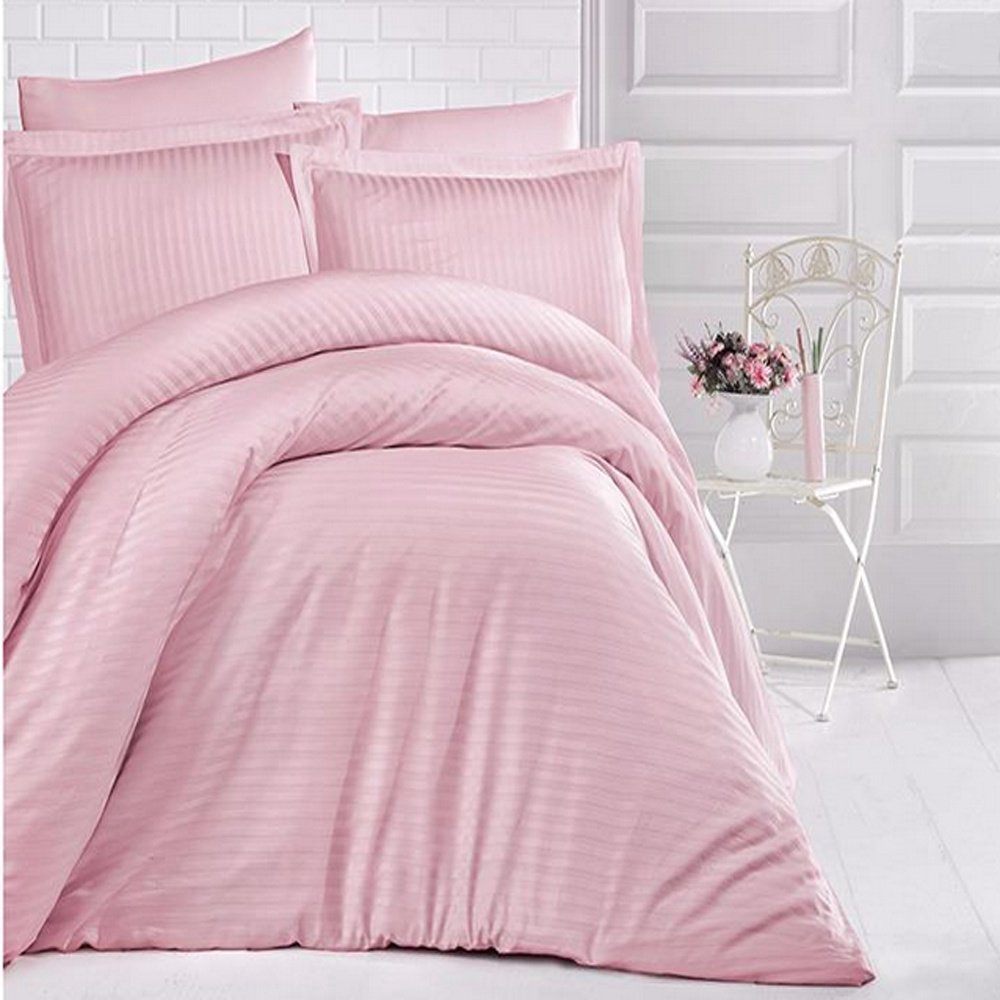 Комплект CLASY Premium Stripe 2-спальный страйп-сатин, 4 наволочки: 50x70 см, 70x70 см купить,NaN