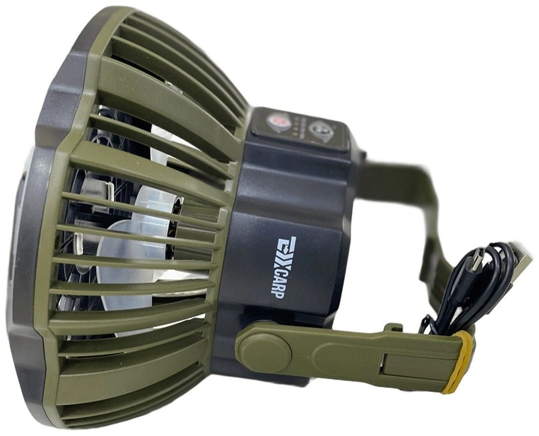 Фонарь TEXX Carp Вентилятор кемпинговый с фонарем XX0204 кемпинговый зеленый купить,NaN