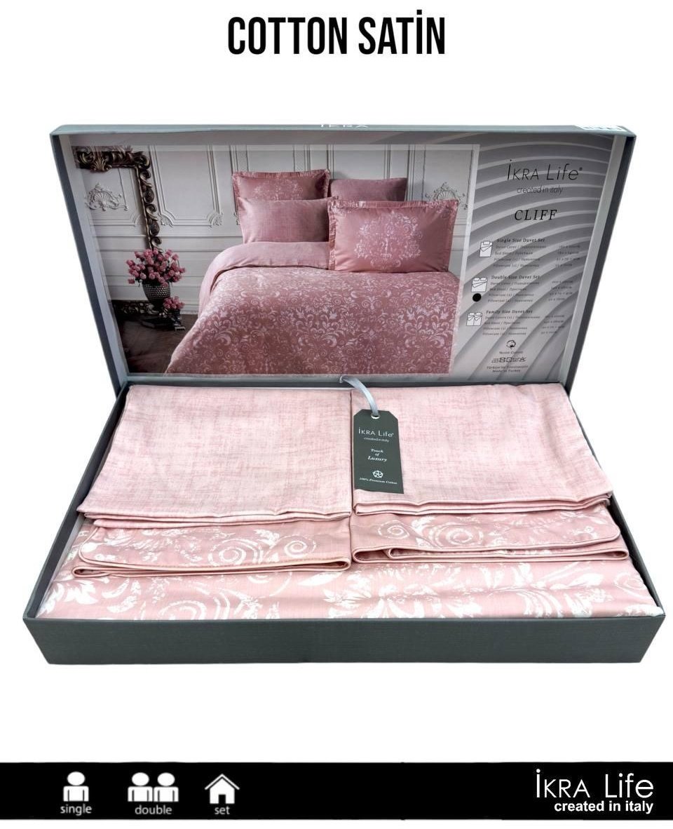Комплект IKRA LIFE Cliff 2-спальный сатин, : 50x70 см купить,NaN
