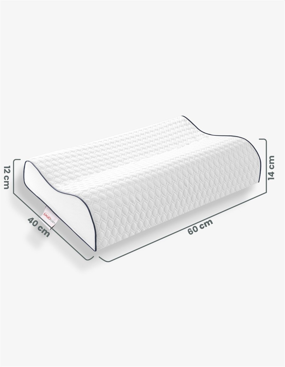 Ортопедическая подушка-валик Ergo Foam 40x60 см, латекс купить,0