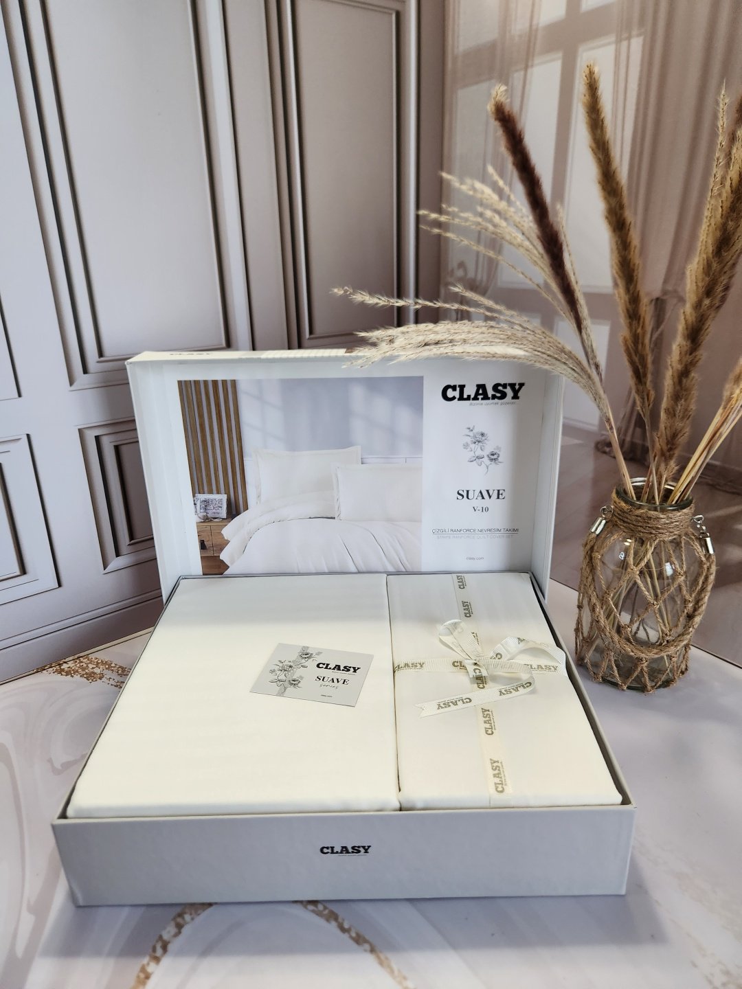 Комплект CLASY Suave 2-спальный хлопок, ранфорс, 2 наволочки: 50x70 см купить,NaN