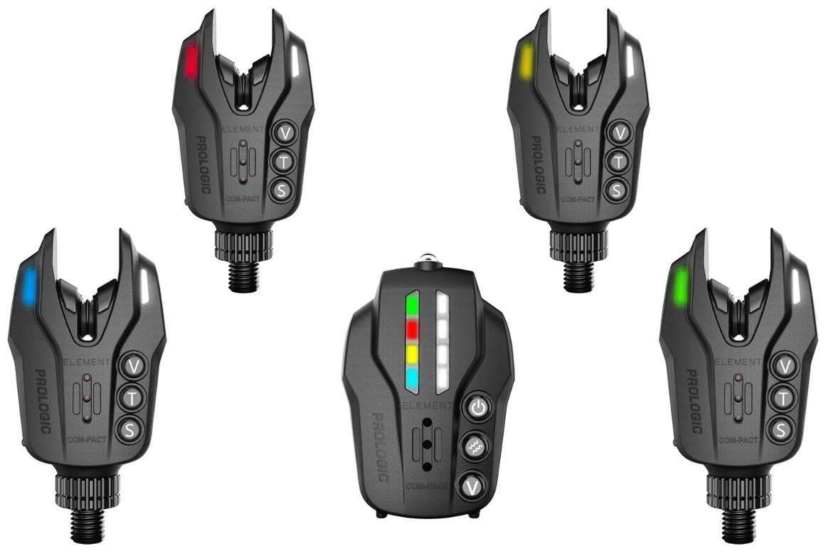 Сигнализатор поклевки Prologic электронный Element Com-Pact Alarm Set 4 Plus 1 1609324 купить,NaN