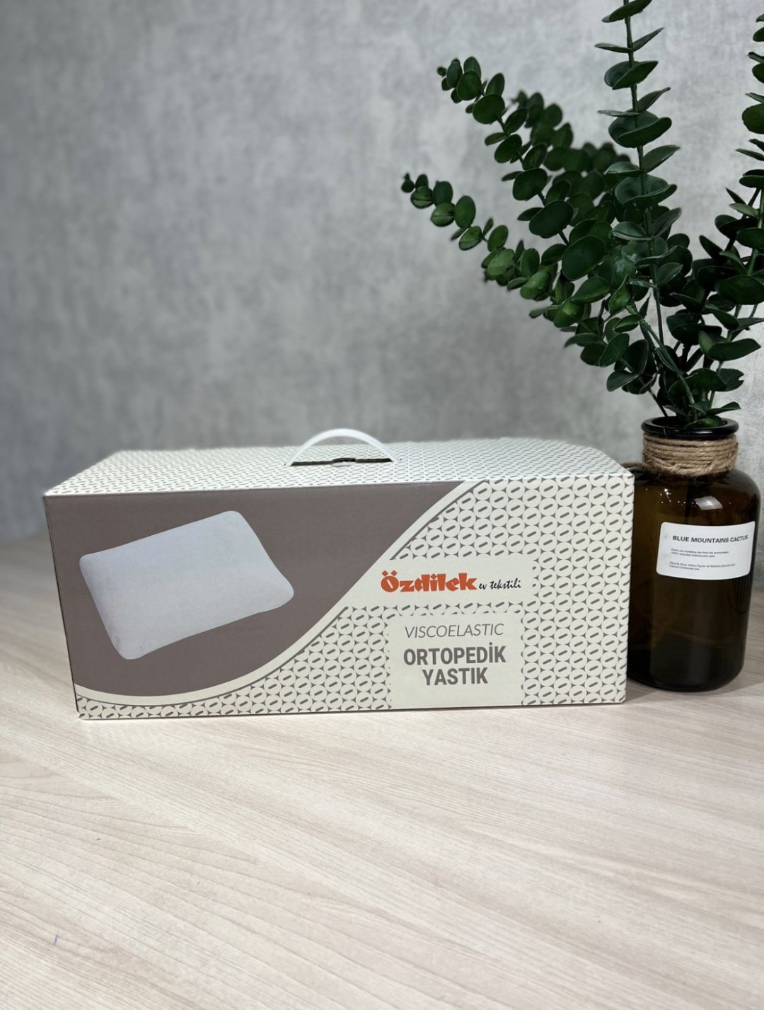 Ортопедическая подушка-валик Ozdilek 35x55 см, латекс, мемориформ