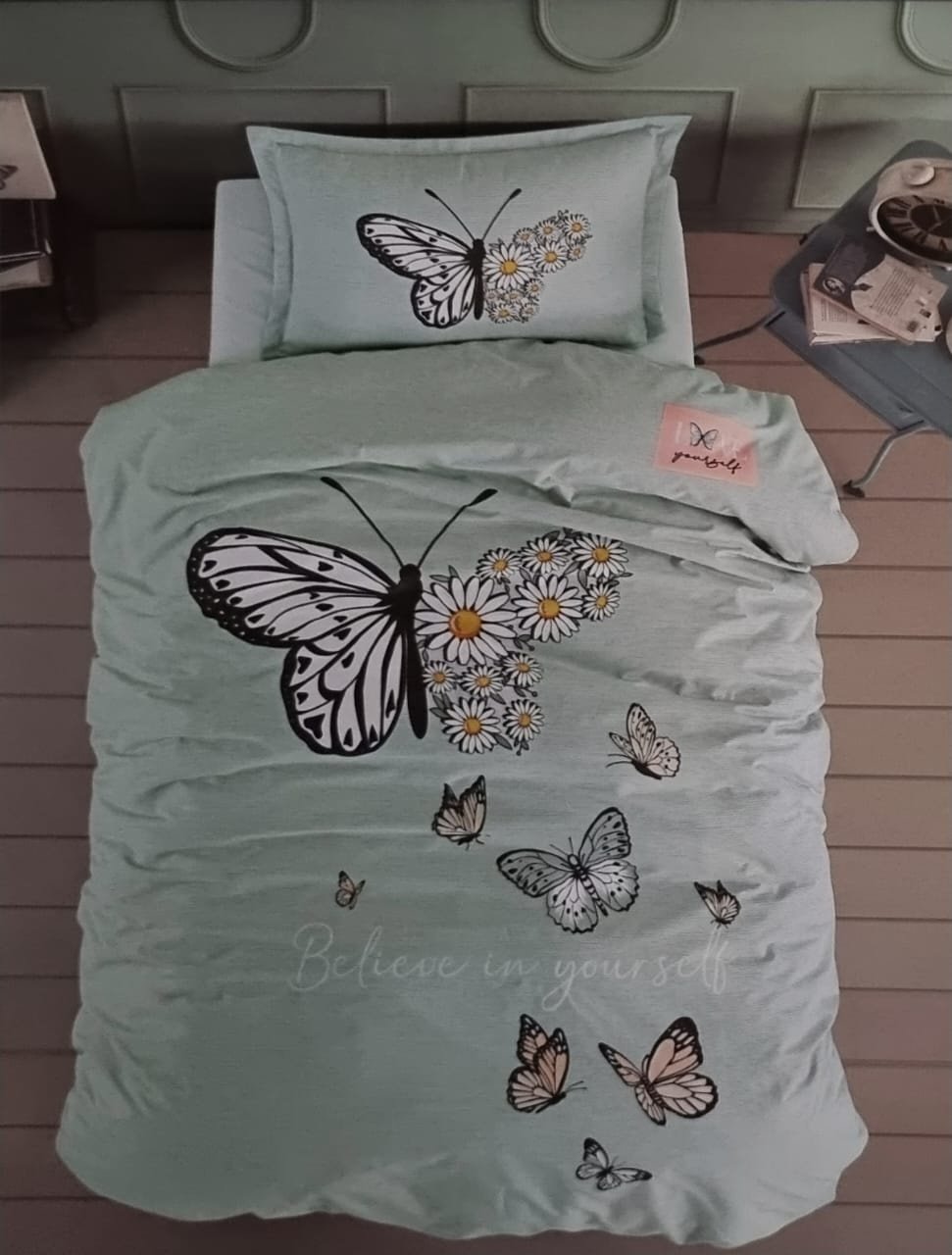 Комплект CLASY Daisy Love 1.5-спальный ранфорс, 1 наволочка: 50x70 см купить,NaN