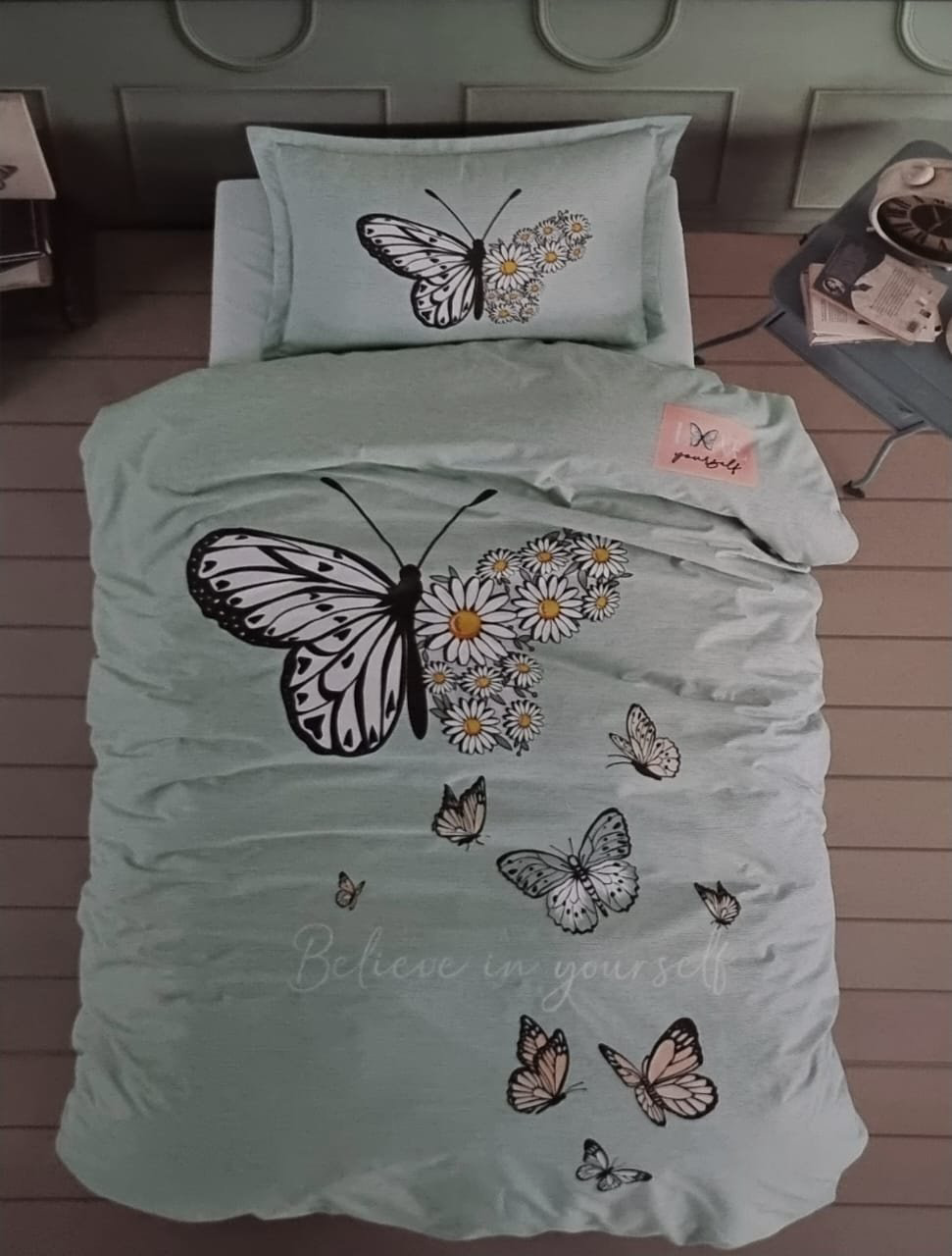 Комплект CLASY Daisy Love 1.5-спальный ранфорс, 1 наволочка: 50x70 см купить,NaN