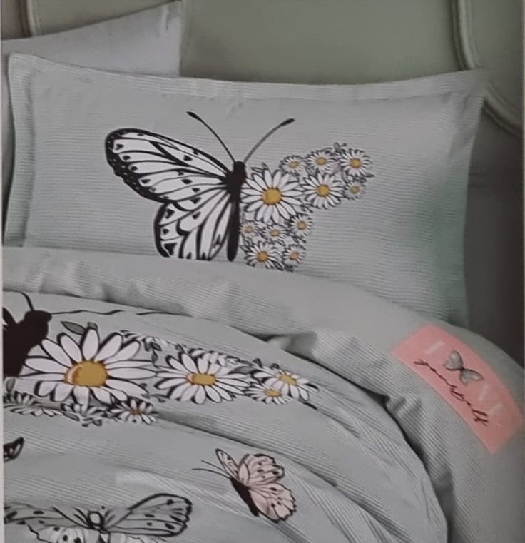 Комплект CLASY Daisy Love 1.5-спальный ранфорс, 1 наволочка: 50x70 см купить,NaN