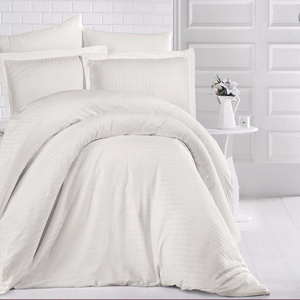 Комплект CLASY Premium Stripe 2-спальный страйп-сатин, 4 наволочки: 50x70 см, 70x70 см купить,NaN