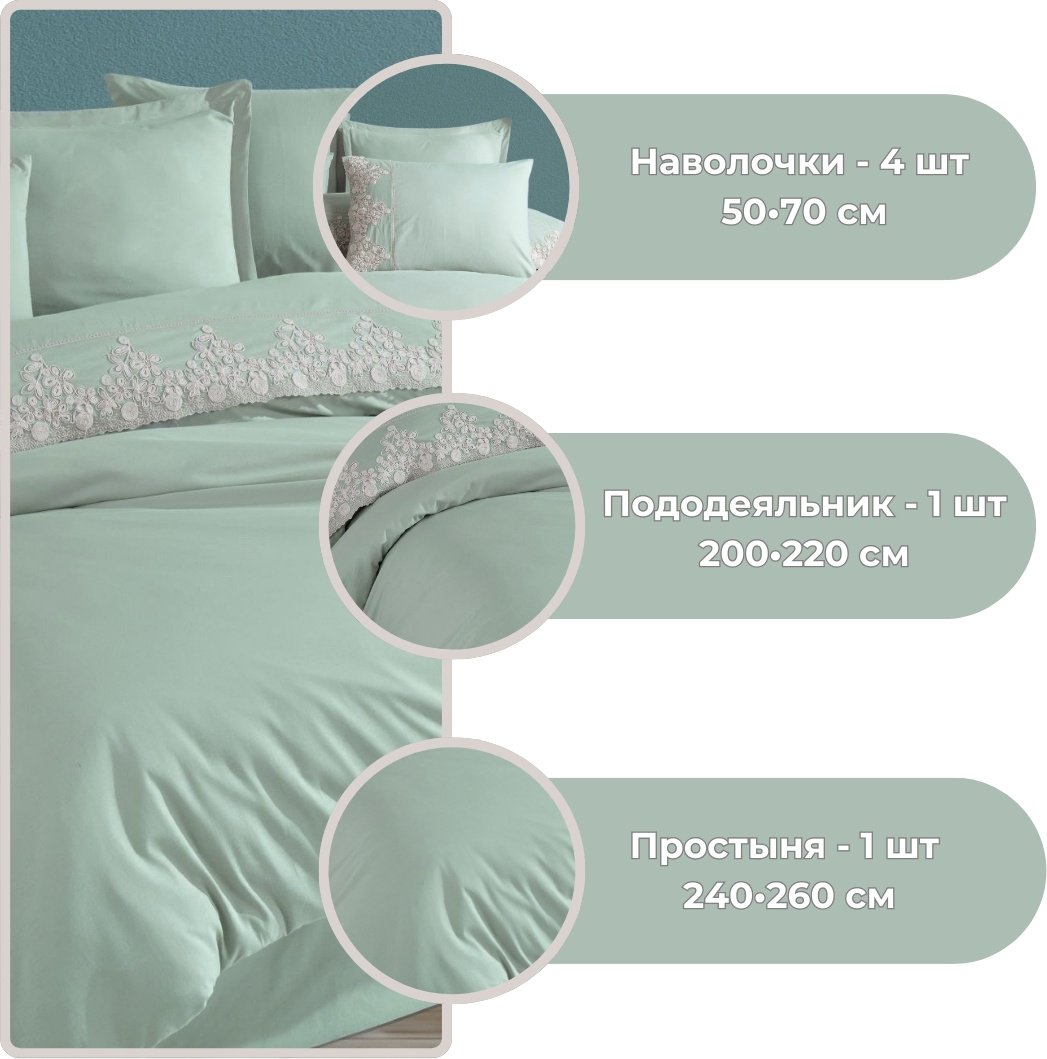 Комплект CLASY евростандарт хлопок, ранфорс, эко-хлопок, наволочки: 50x70 см купить,0