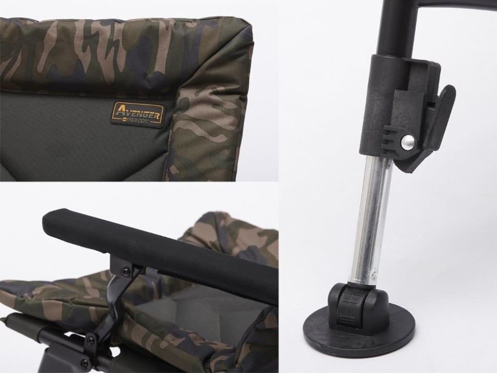 Prologic кресло Avenger Comfort Camo Chair W/Armrests & Covers 65046 камуфляж купить,NaN