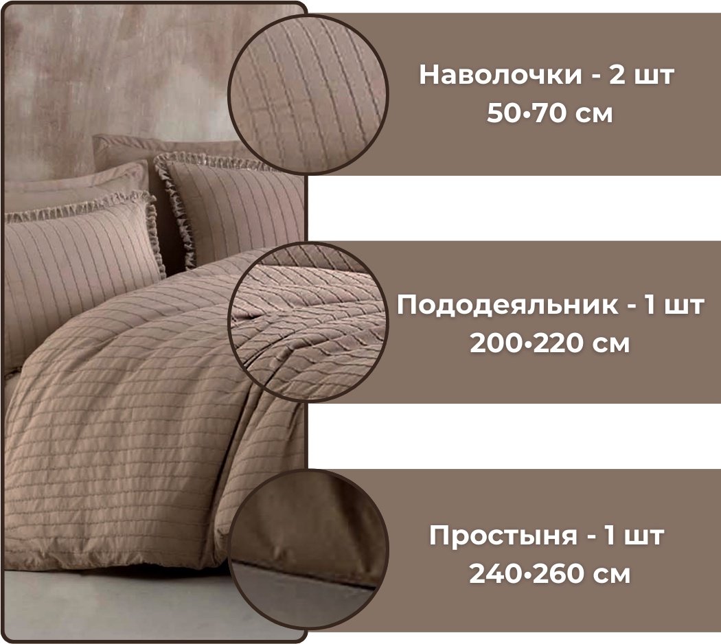 Комплект CLASY евростандарт хлопок, ранфорс, эко-хлопок, : 50x70 см купить,NaN