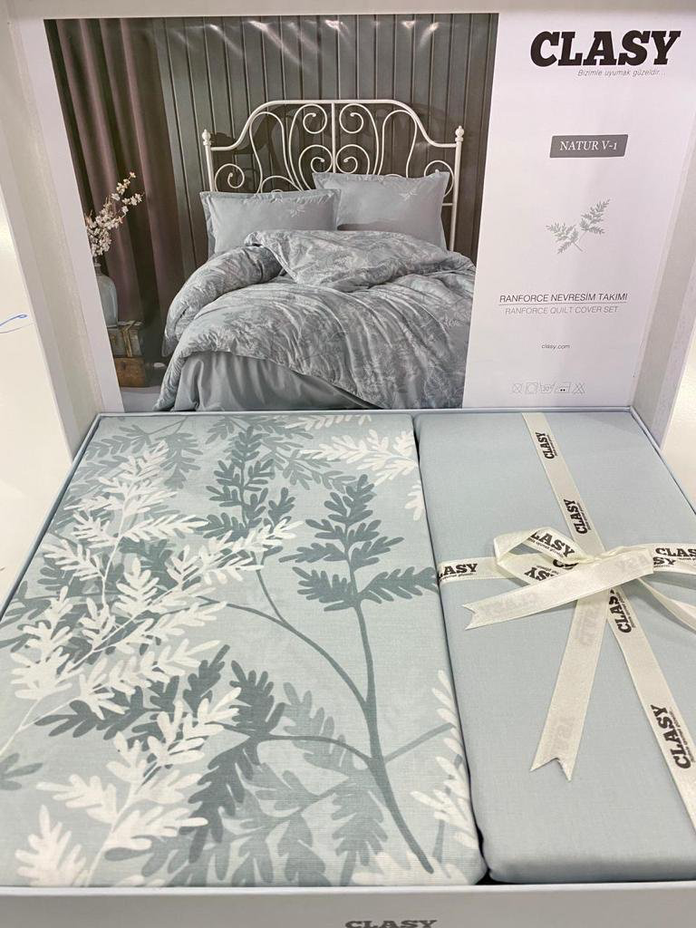 Комплект CLASY Natur 2-спальный хлопок, 2 наволочки: 50x70 см купить,NaN