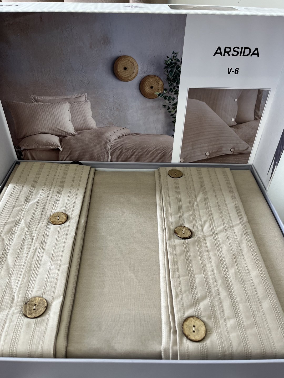Комплект CLASY Arsida 2-спальный хлопок, 2 наволочки: 50x70 см купить,NaN