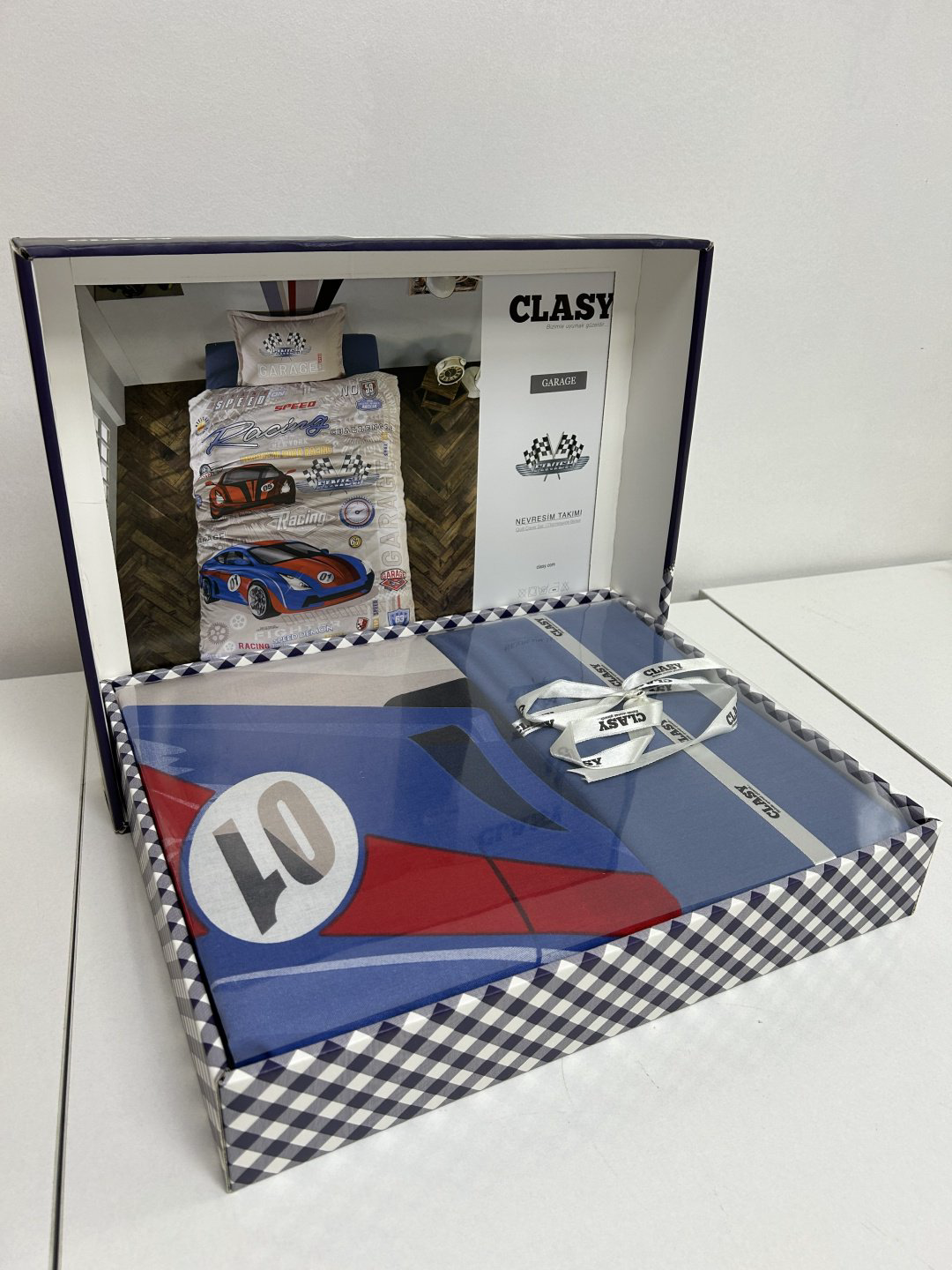 Комплект CLASY Garage детский хлопок, 1 наволочка: 50x70 см купить,NaN