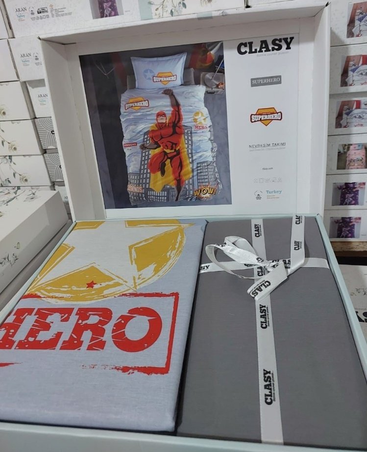 Комплект CLASY детский ранфорс, : 50x70 см