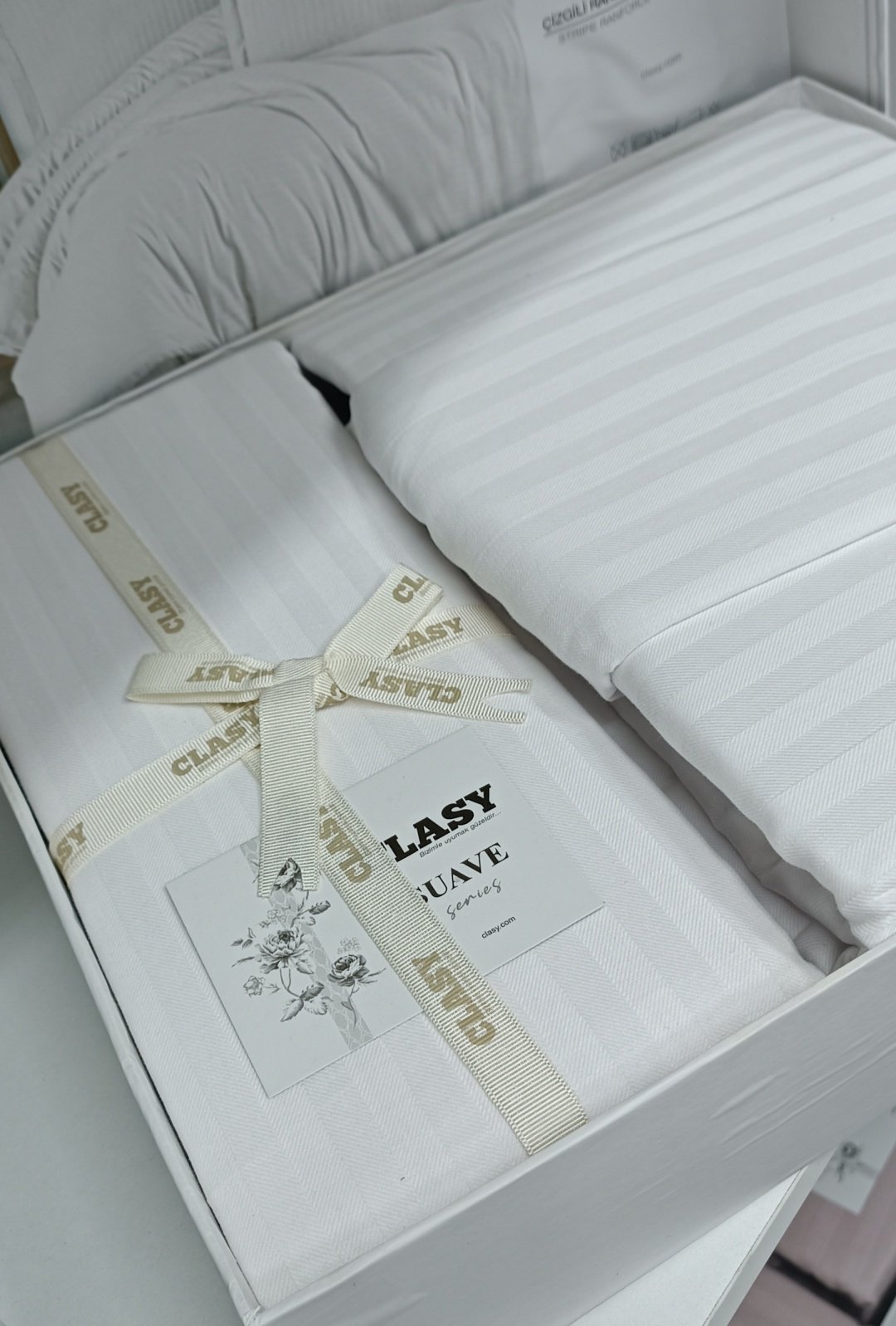 Комплект CLASY Clasy Suave v-7 евростандарт хлопок, ранфорс, жаккард, 2 наволочки: 50x70 см